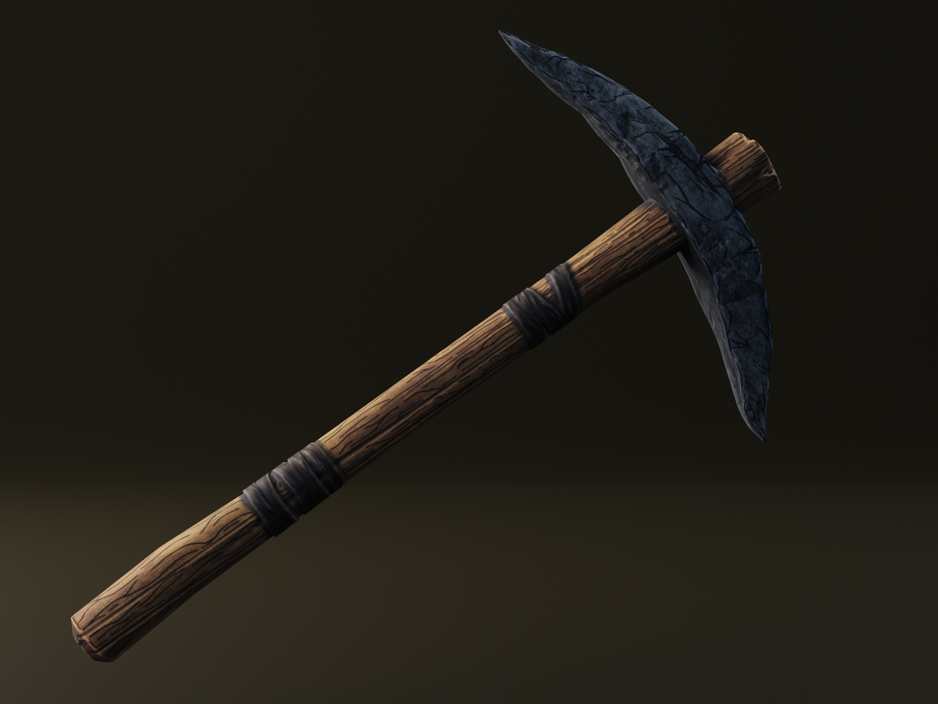 Stone Pickaxe render